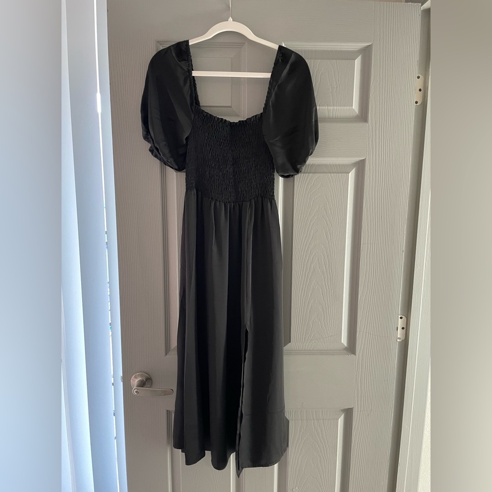 RESA Black Midi Dress